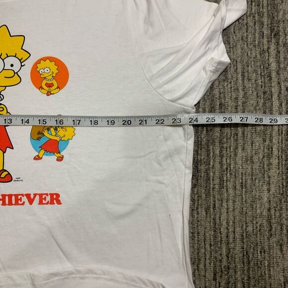 The Simpsons Women's 2X Plus Lisa Simpson Over Achiever Short Sleeve T-Shirt Top - Picture 3 of 5